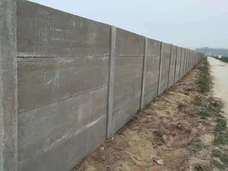 济南市中区围墙工程案例